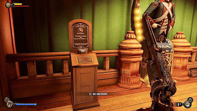 Locate a vestibule after entering the club and use the stairs to get to the upper floor - Go to The Good Time Club and rescue Chen Lin | Chapter 18 - The Good Time Club - Chapter 18 - The Good Time Club - BioShock Infinite Guide