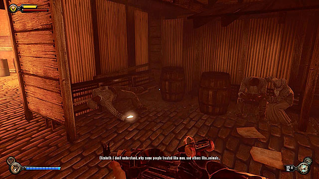 Proceed towards the opposite end of the tunnel (to the singing girl) - Find Shantytowns police impound | Chapter 21 - Shantytown - Chapter 21 - Shantytown - BioShock Infinite Guide