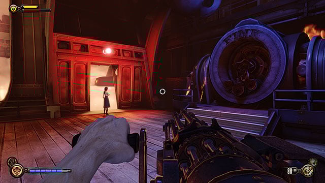 Keep fighting until you and Elizabeth are the only ones alive aboard the zeppelin - Take out the zeppelin | Chapter 26 - Factory Courtyard - Chapter 26 - Factory Courtyard - BioShock Infinite Guide