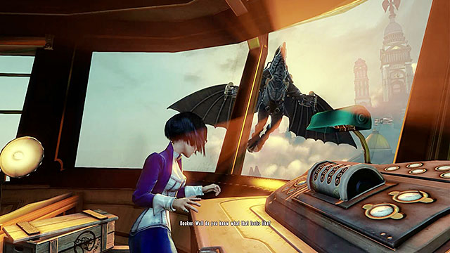 Once youve searched the office open the door Elizabeth has already used and start moving towards the First Lady - Board the First Lady | Chapter 27 - The Factory - Chapter 27 - The Factory - BioShock Infinite Guide