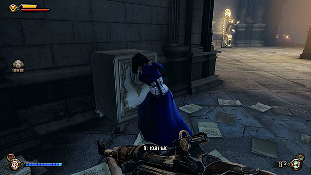 Enter the second ticket office to find another safe - Go to Comstock house part 2 | Chapter 29 - Port Prosperity - Chapter 29 - Port Prosperity - BioShock Infinite Guide