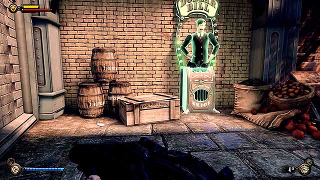 Proceed to the Market district located just around the corner - Find the three tears | Chapter 31 - Memorial Gardens - Chapter 31 - Memorial Gardens - BioShock Infinite Guide