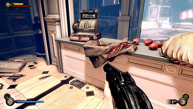 Exit the laboratory and proceed towards a nearby store - Find the next tear | Chapter 31 - Memorial Gardens - Chapter 31 - Memorial Gardens - BioShock Infinite Guide