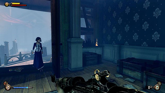 On your way to the bank youll find a locked Wilson Bros - Find the next tear | Chapter 31 - Memorial Gardens - Chapter 31 - Memorial Gardens - BioShock Infinite Guide