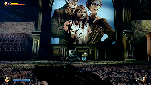 Go to the next room with a large painting on the wall - Find the next tear | Chapter 31 - Memorial Gardens - Chapter 31 - Memorial Gardens - BioShock Infinite Guide