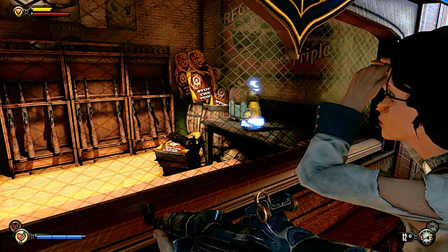 The Bull House - inside an armory on the first floor - Chapters 21-26 | Infusions in BioShock Infinite - Infusions - BioShock Infinite Guide