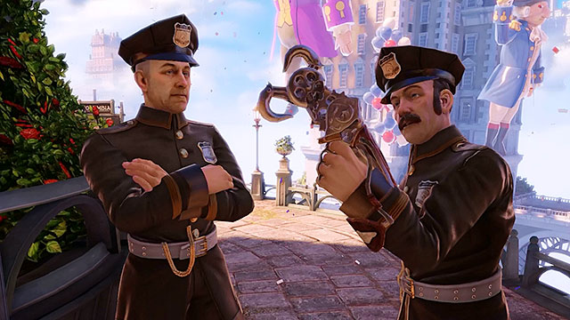 Policemen and Vox members are the most common and the weakest groups of enemies - Common enemies | Enemies in BioShock Infinite - Enemies - BioShock Infinite Guide