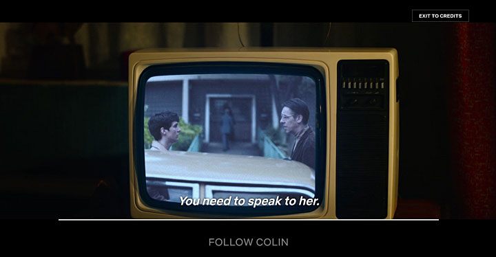 Upon reaching a major ending (example on the image above) you can choose between viewing the credits (Exit to Credits button in the top right corner) in order to finish the playthrough and going back to an important choice - Black Mirror Bandersnatch Endings Guide