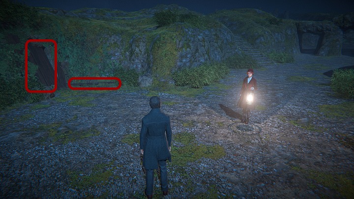 Go towards the boarded entrance (further left) - Explore the village | Chapter 4 | Walkthrough - Chapter 4 - Black Mirror Guide