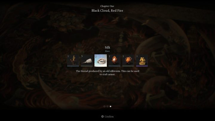 After completing the first chapter, that is, defeating its final boss, you'll automatically receive a few rewards - Black Myth Wukong: Where to find silk? - FAQ - Black Myth Wukong Guide
