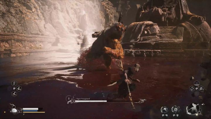 Be especially careful when the boss turns to stone - Black Myth Wukong: How to defeat the boss Tiger Vanguard? - Chapter 2 - Black Myth Wukong Guide