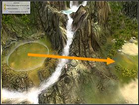 The next quest is relocating five Nomads which are trapped on an 'island' between a waterfall - LAND ONE - quests - Black and White 2 - Game Guide and Walkthrough