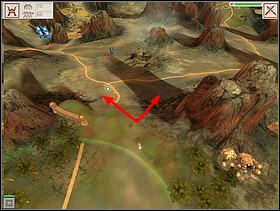 Place Your creature in the blue dot since that's the path the enemy platoons will most often use to get to Your city - LAND SEVEN - gameplay - Black and White 2 - Game Guide and Walkthrough