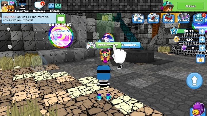 1 - Step 8 - Parkour in BlockStarPlanet - 10 steps to start - BlockStarPlanet Guide