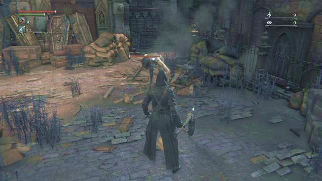After a series of attacks your enemy will falter. It is a perfect moment to strike him with a lethal blow. - Central Yharnam | Walkthrough - Walkthrough - Bloodborne Game Guide & Walkthrough