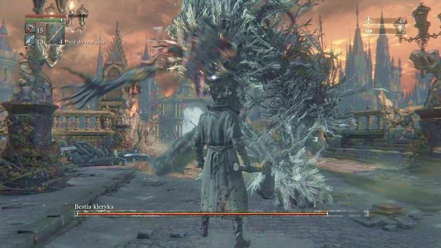 A swing signalizes the incoming strike. - Cleric Beast | Boss Fights - Boss Fights - Bloodborne Game Guide & Walkthrough