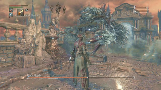 Cleric Beast focuses on your ally - Cleric Beast | Boss Fights - Boss Fights - Bloodborne Game Guide & Walkthrough