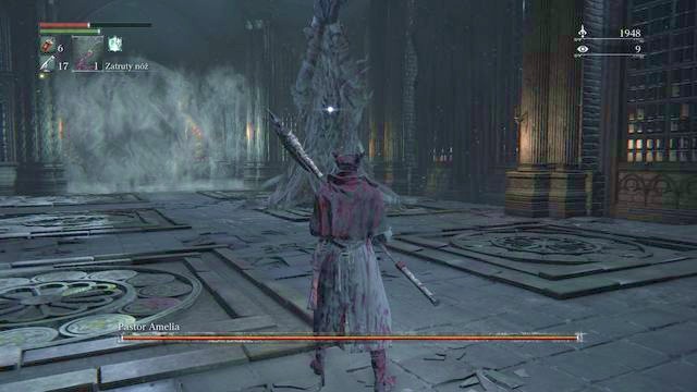 The vertical swipe is preceded by raising the hands what makes it easier to dodge it. - Vicar Amelia | Boss Fights - Boss Fights - Bloodborne Game Guide & Walkthrough