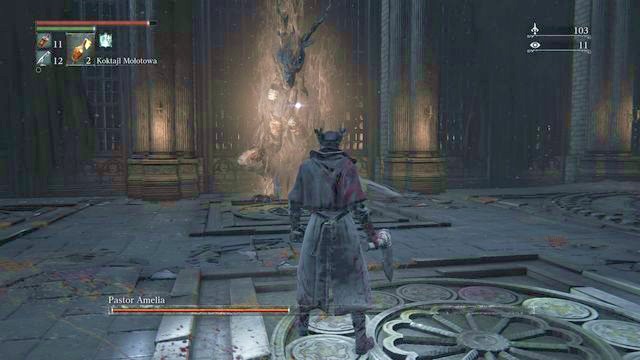 Interrupt the bosss healing as fast as you can. - Vicar Amelia | Boss Fights - Boss Fights - Bloodborne Game Guide & Walkthrough