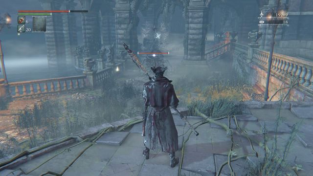 Quickly come close to the enemy to make it stop shooting fire missiles. - Byrgenwerth | Walkthrough - Walkthrough - Bloodborne Game Guide & Walkthrough