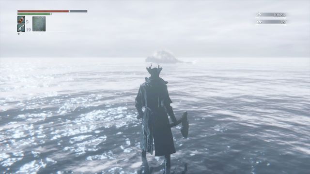 To begin the battle, you have to attack the enemy first. - Byrgenwerth | Walkthrough - Walkthrough - Bloodborne Game Guide & Walkthrough