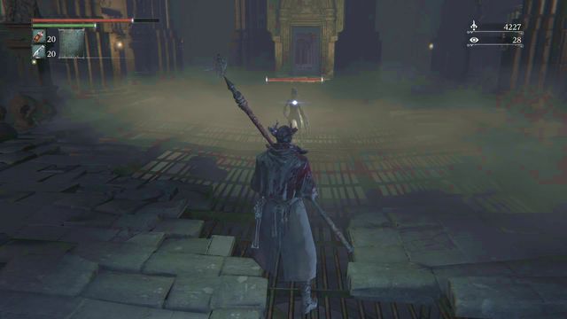 Enemy turned back must be attacked with a finishing blow. - Yahargul, Unseen Village - Yahargul Chapel | Walkthrough - Walkthrough - Bloodborne Game Guide & Walkthrough