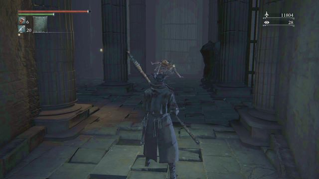 Immediately after walking down a strong enemy will attack you - a werewolf. - Yahargul, Unseen Village - Yahargul Chapel | Walkthrough - Walkthrough - Bloodborne Game Guide & Walkthrough