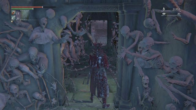 Exit to the street. - Yahargul, Unseen Village - Yahargul Chapel | Walkthrough - Walkthrough - Bloodborne Game Guide & Walkthrough