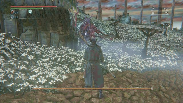 You fight Moon Presence on the same arena as Gehrman. - Moon Presence | Boss Fights - Boss Fights - Bloodborne Game Guide & Walkthrough