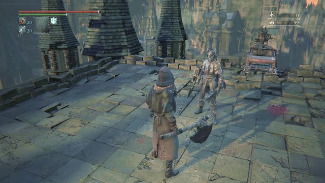 A conversation with the neutral Djura, after several conditions have been met. - Djura | Side quests - Side quests - Bloodborne Game Guide & Walkthrough