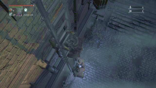 Running away on a ladder will usually work... but not always. - Tips for a good start in Bloodborne - Basics - Bloodborne Game Guide & Walkthrough