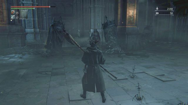 Watch out for powerful axe attacks. - Nightmare of Mensis | Walkthrough - Walkthrough - Bloodborne Game Guide & Walkthrough
