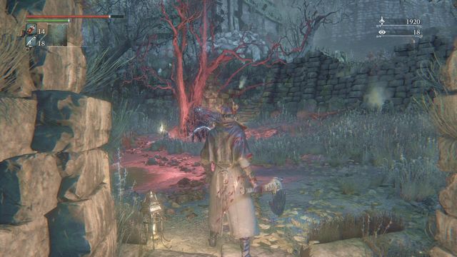 Sometimes you will encounter witches that materialize in front of you. - Hemwick Charnel Lane | Walkthrough - Walkthrough - Bloodborne Game Guide & Walkthrough