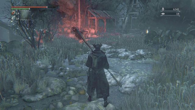 You will notice another witch on the glade. After defeating her, unlock the lift on the right. - Hemwick Charnel Lane | Walkthrough - Walkthrough - Bloodborne Game Guide & Walkthrough