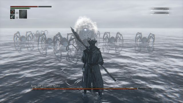 The Spider has a few bodyguards. - Rom, the Vacuous Spider | Boss Fights - Boss Fights - Bloodborne Game Guide & Walkthrough