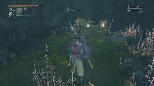 At the bottom you will find some items. - Nightmare Frontier | Walkthrough - Walkthrough - Bloodborne Game Guide & Walkthrough