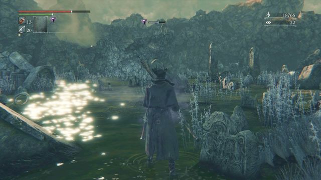 Exit leads to the main swamp. - Nightmare Frontier | Walkthrough - Walkthrough - Bloodborne Game Guide & Walkthrough