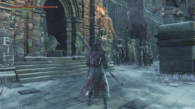 After a short while you will find yourself in the place shown on the screen - Forsaken Castle Cainhurst | Walkthrough - Walkthrough - Bloodborne Game Guide & Walkthrough