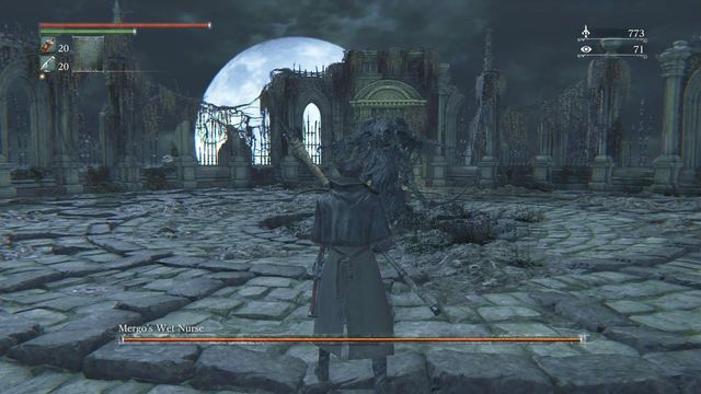 Mergos Wet Nurse is a living tank. - Mergos Wet Nurse | Boss Fights - Boss Fights - Bloodborne Game Guide & Walkthrough