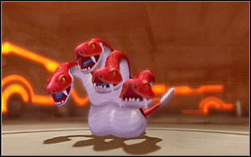 It's a very simple boss - just use Watera on it - Primitive Cube - Disc 3 - Finale - Blue Dragon - Game Guide and Walkthrough