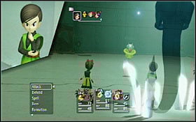 A new type of enemy to be found here - a Wandering Wrath - Ancient Hospital Ruins - Disc 1 - Blue Dragon - Game Guide and Walkthrough