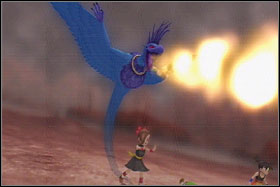 After the battle regenerate your strengths and save your game - Lot Wilderness - Disc 1 - Blue Dragon - Game Guide and Walkthrough