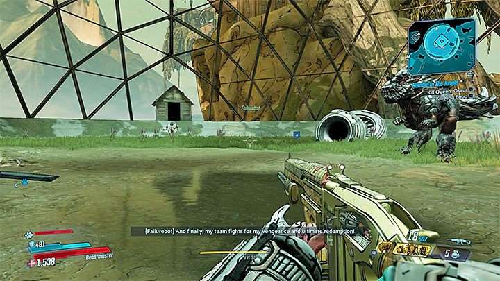 iOsaur and King Bobo are large beasts you face in The Terradome - Queen iOsaur & King Bobo | Opponent in Borderlands 3 - Tougher opponents - Borderlands 3 Guide