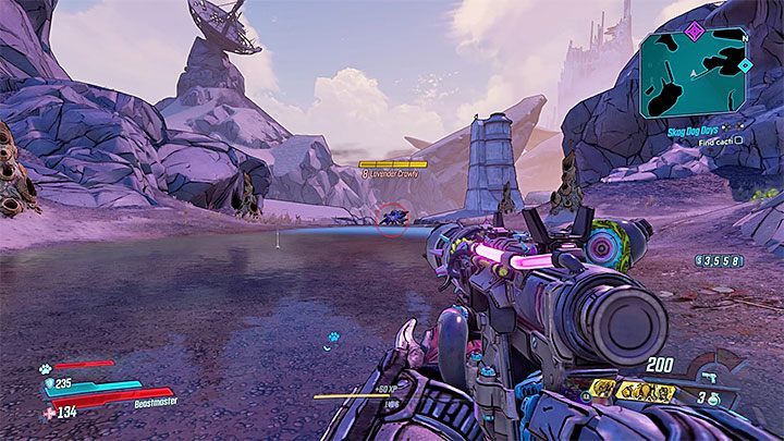 The lair of the Lavender Crawly boss is located in the region of The Droughts - Lavender Crawly | Opponent in Borderlands 3 - Tougher opponents - Borderlands 3 Guide