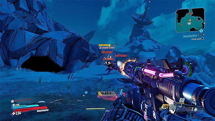 Lavender Crawly is able to move smoothly through the arena, as well as deal elemental damage - Lavender Crawly | Opponent in Borderlands 3 - Tougher opponents - Borderlands 3 Guide