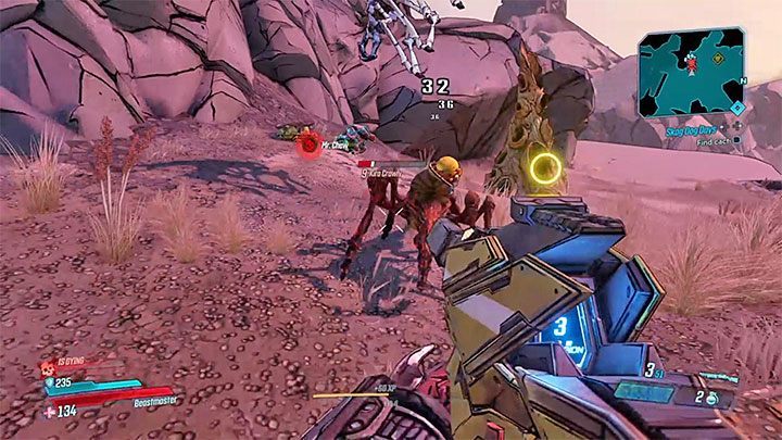 Each of the new monsters is smaller than Lavender Crowley, but they are at higher experience levels - ninth and tenth - Lavender Crawly | Opponent in Borderlands 3 - Tougher opponents - Borderlands 3 Guide