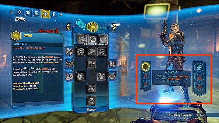 Zane stands out from the other classes with her ability to use two active Action Skills - Why cant Zane throw grenades in Borderlands 3? - FAQ - Borderlands 3 Guide