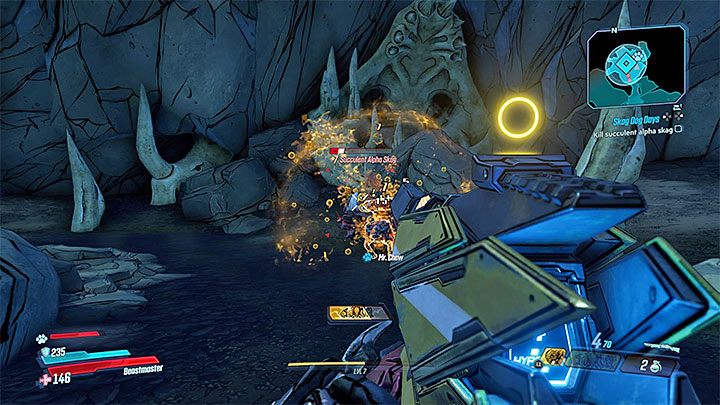 The quests second objective is to get 5 Succulent Skag Meat - Pandora | Borderlands 3 Side Quest - Side Missions - Borderlands 3 Guide