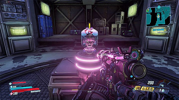 Interact with the head in the jar - Pandora | Borderlands 3 Side Quest - Side Missions - Borderlands 3 Guide