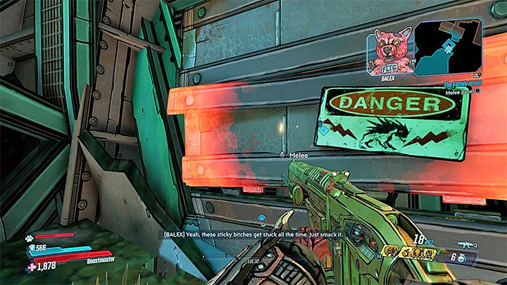 Continue your journey and wait until BALEX (the looted living teddy bear) unlocks the passage - The Family Jewel | Borderlands 3 Walkthrough - Main Quests - Borderlands 3 Guide